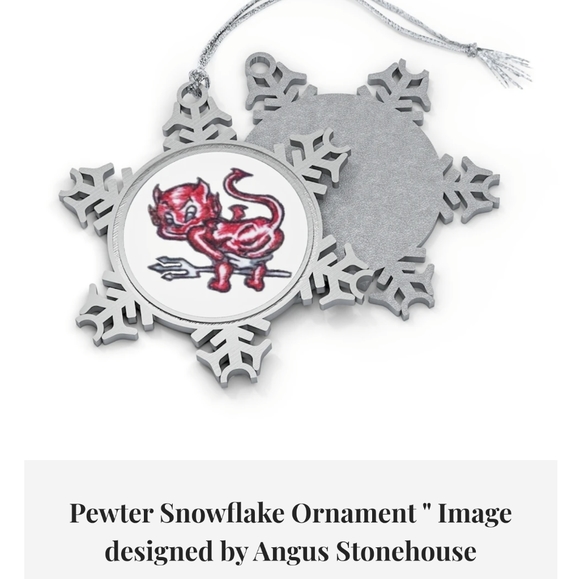 Pewter snowflake ornaments - Picture 10 of 13